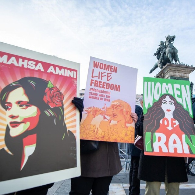Woman, Life, Freedom - In Memory of Mahsa Amini / Zina / Jîna Emînî (Saqqez 21 September 1999 – Teheran 16 September 2022)